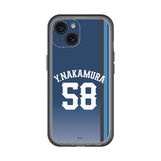スリムプロテクションプレミアムケース［ 埼玉西武ライオンズ- #58 NAKAMURA - ビジター ］