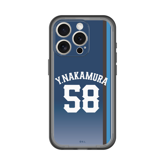 スリムプロテクションプレミアムケース［ 埼玉西武ライオンズ- #58 NAKAMURA - ビジター ］