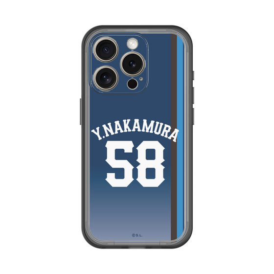 スリムプロテクションプレミアムケース［ 埼玉西武ライオンズ- #58 NAKAMURA - ビジター ］