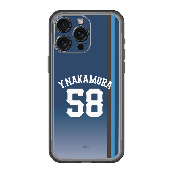 スリムプロテクションプレミアムケース［ 埼玉西武ライオンズ- #58 NAKAMURA - ビジター ］
