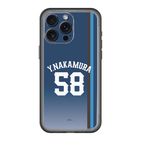 スリムプロテクションプレミアムケース［ 埼玉西武ライオンズ- #58 NAKAMURA - ビジター ］