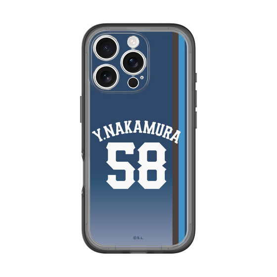 スリムプロテクションプレミアムケース［ 埼玉西武ライオンズ- #58 NAKAMURA - ビジター ］