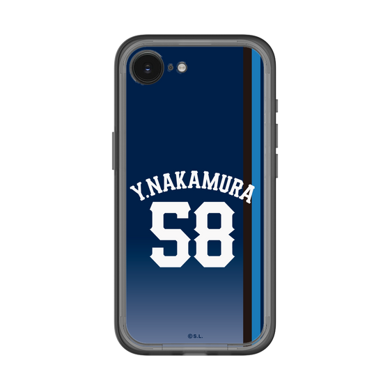 スリムプロテクションプレミアムケース［ 埼玉西武ライオンズ- #58 NAKAMURA - ビジター ］