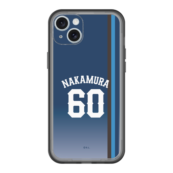 スリムプロテクションプレミアムケース［ 埼玉西武ライオンズ- #60 NAKAMURA - ビジター ］
