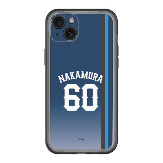 スリムプロテクションプレミアムケース［ 埼玉西武ライオンズ- #60 NAKAMURA - ビジター ］