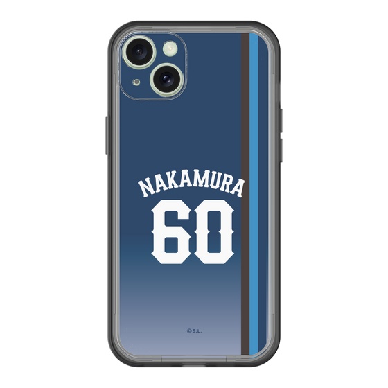 スリムプロテクションプレミアムケース［ 埼玉西武ライオンズ- #60 NAKAMURA - ビジター ］