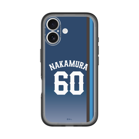 スリムプロテクションプレミアムケース［ 埼玉西武ライオンズ- #60 NAKAMURA - ビジター ］