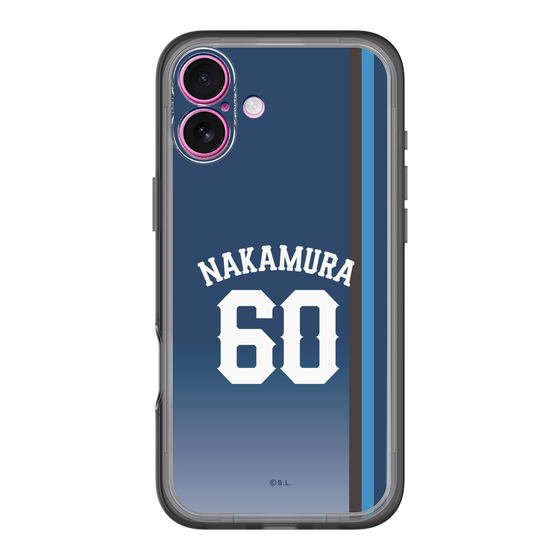 スリムプロテクションプレミアムケース［ 埼玉西武ライオンズ- #60 NAKAMURA - ビジター ］