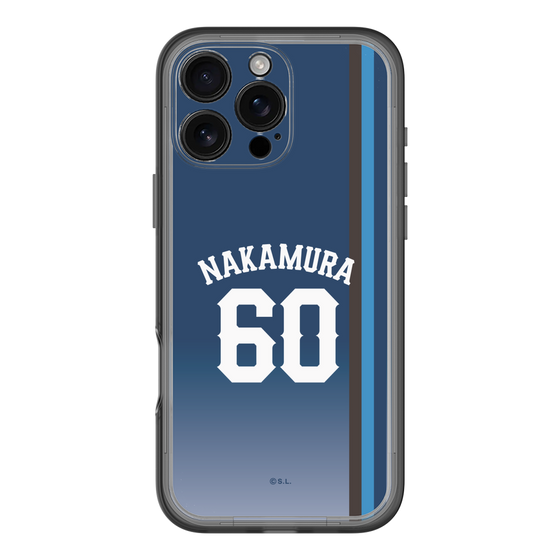 スリムプロテクションプレミアムケース［ 埼玉西武ライオンズ- #60 NAKAMURA - ビジター ］