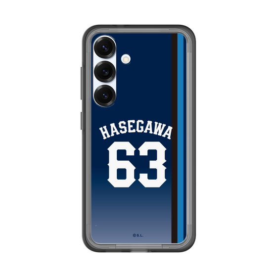 スリムプロテクションプレミアムケース［ 埼玉西武ライオンズ- #63 HASEGAWA - ビジター ］