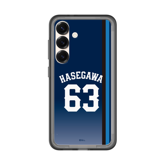 スリムプロテクションプレミアムケース［ 埼玉西武ライオンズ- #63 HASEGAWA - ビジター ］