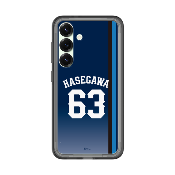 スリムプロテクションプレミアムケース［ 埼玉西武ライオンズ- #63 HASEGAWA - ビジター ］