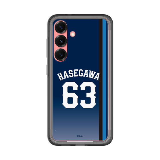 スリムプロテクションプレミアムケース［ 埼玉西武ライオンズ- #63 HASEGAWA - ビジター ］