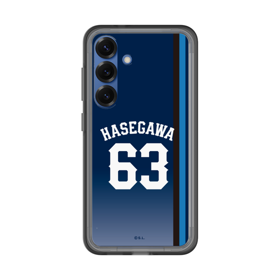 スリムプロテクションプレミアムケース［ 埼玉西武ライオンズ- #63 HASEGAWA - ビジター ］