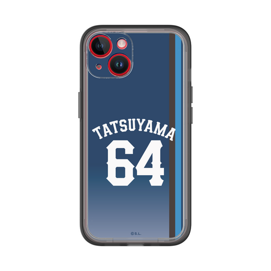 スリムプロテクションプレミアムケース［ 埼玉西武ライオンズ- #64 TATSUYAMA - ビジター ］