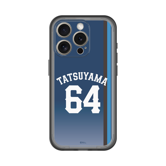 スリムプロテクションプレミアムケース［ 埼玉西武ライオンズ- #64 TATSUYAMA - ビジター ］