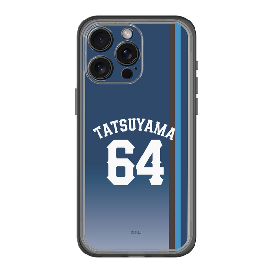 スリムプロテクションプレミアムケース［ 埼玉西武ライオンズ- #64 TATSUYAMA - ビジター ］