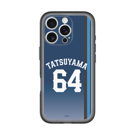 スリムプロテクションプレミアムケース［ 埼玉西武ライオンズ- #64 TATSUYAMA - ビジター ］