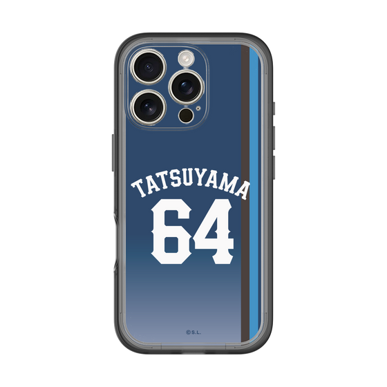 スリムプロテクションプレミアムケース［ 埼玉西武ライオンズ- #64 TATSUYAMA - ビジター ］