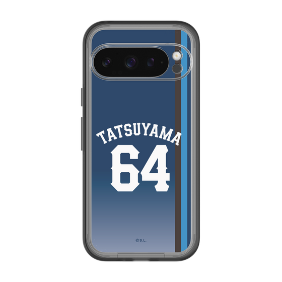 スリムプロテクションプレミアムケース［ 埼玉西武ライオンズ- #64 TATSUYAMA - ビジター ］