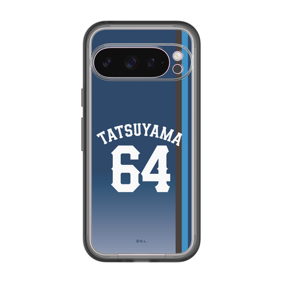スリムプロテクションプレミアムケース［ 埼玉西武ライオンズ- #64 TATSUYAMA - ビジター ］