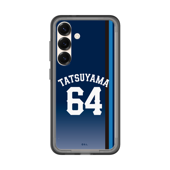 スリムプロテクションプレミアムケース［ 埼玉西武ライオンズ- #64 TATSUYAMA - ビジター ］