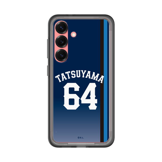スリムプロテクションプレミアムケース［ 埼玉西武ライオンズ- #64 TATSUYAMA - ビジター ］