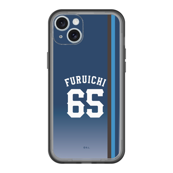 スリムプロテクションプレミアムケース［ 埼玉西武ライオンズ- #65 FURUICHI - ビジター ］