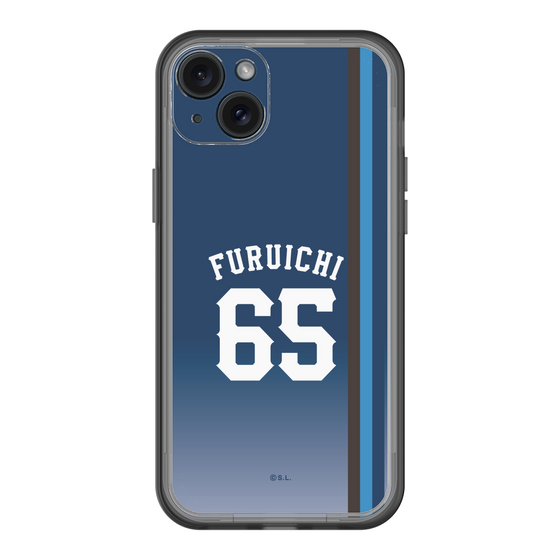 スリムプロテクションプレミアムケース［ 埼玉西武ライオンズ- #65 FURUICHI - ビジター ］