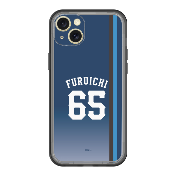 スリムプロテクションプレミアムケース［ 埼玉西武ライオンズ- #65 FURUICHI - ビジター ］