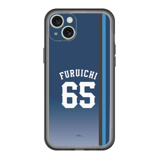 スリムプロテクションプレミアムケース［ 埼玉西武ライオンズ- #65 FURUICHI - ビジター ］