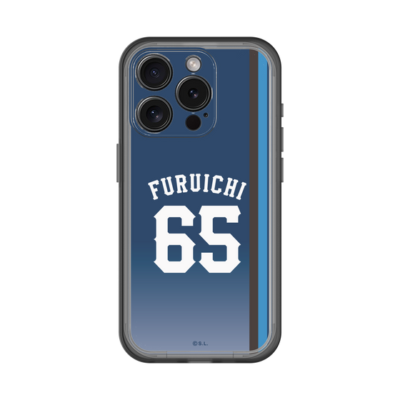 スリムプロテクションプレミアムケース［ 埼玉西武ライオンズ- #65 FURUICHI - ビジター ］
