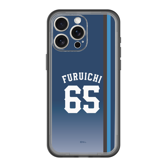 スリムプロテクションプレミアムケース［ 埼玉西武ライオンズ- #65 FURUICHI - ビジター ］