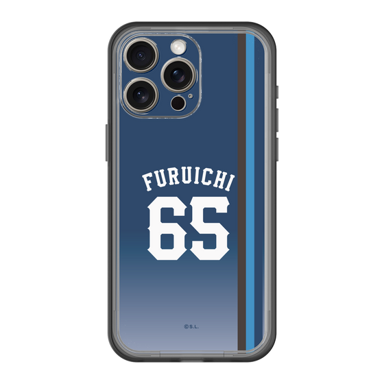 スリムプロテクションプレミアムケース［ 埼玉西武ライオンズ- #65 FURUICHI - ビジター ］