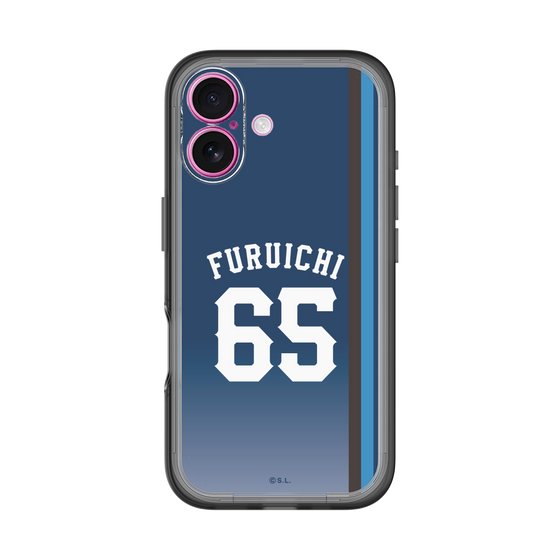 スリムプロテクションプレミアムケース［ 埼玉西武ライオンズ- #65 FURUICHI - ビジター ］