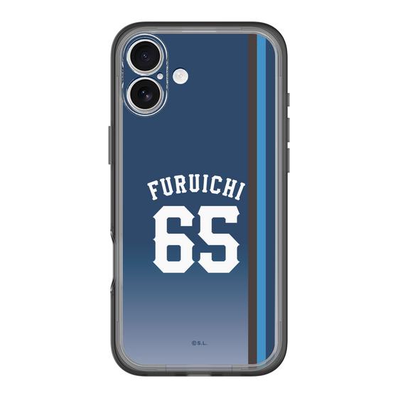 スリムプロテクションプレミアムケース［ 埼玉西武ライオンズ- #65 FURUICHI - ビジター ］