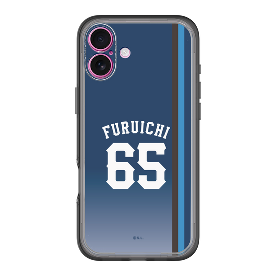 スリムプロテクションプレミアムケース［ 埼玉西武ライオンズ- #65 FURUICHI - ビジター ］