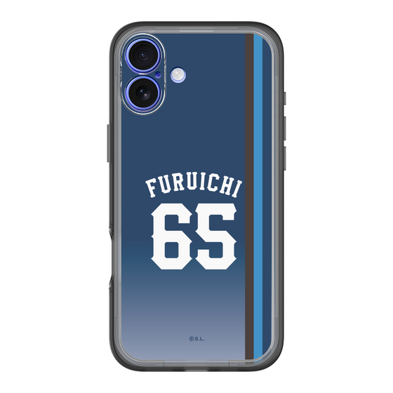 スリムプロテクションプレミアムケース［ 埼玉西武ライオンズ- #65 FURUICHI - ビジター ］