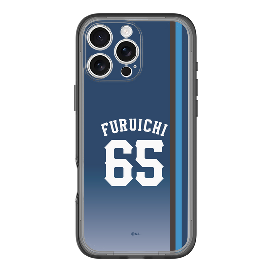 スリムプロテクションプレミアムケース［ 埼玉西武ライオンズ- #65 FURUICHI - ビジター ］