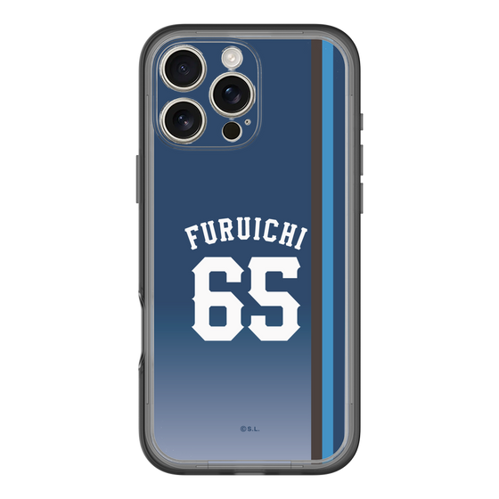 スリムプロテクションプレミアムケース［ 埼玉西武ライオンズ- #65 FURUICHI - ビジター ］