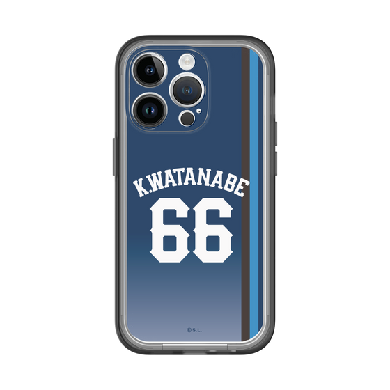 スリムプロテクションプレミアムケース［ 埼玉西武ライオンズ- #66 WATANABE - ビジター ］