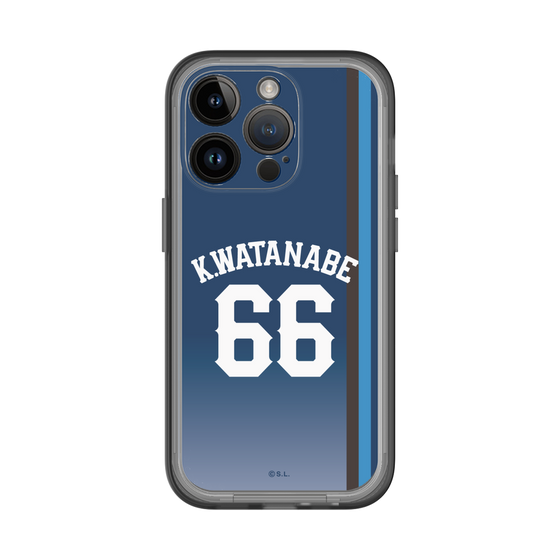 スリムプロテクションプレミアムケース［ 埼玉西武ライオンズ- #66 WATANABE - ビジター ］