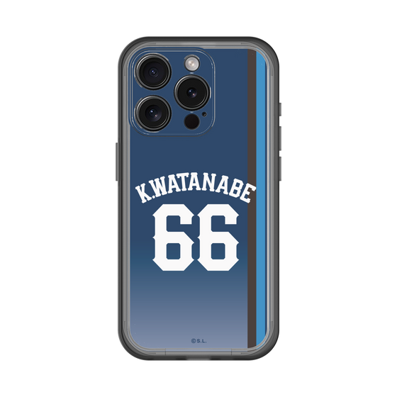 スリムプロテクションプレミアムケース［ 埼玉西武ライオンズ- #66 WATANABE - ビジター ］