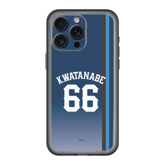 スリムプロテクションプレミアムケース［ 埼玉西武ライオンズ- #66 WATANABE - ビジター ］