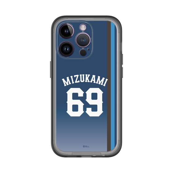 スリムプロテクションプレミアムケース［ 埼玉西武ライオンズ- #69 MIZUKAMI - ビジター ］