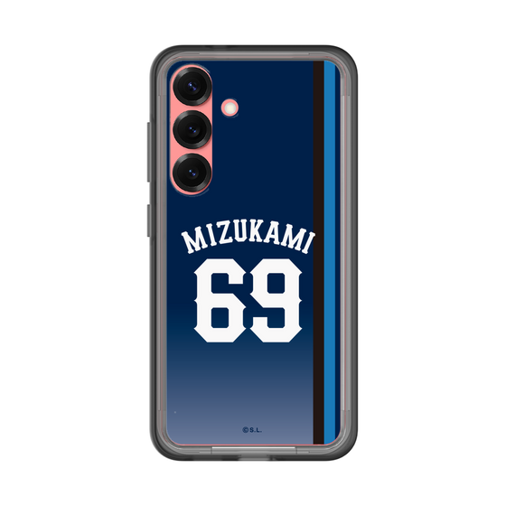 スリムプロテクションプレミアムケース［ 埼玉西武ライオンズ- #69 MIZUKAMI - ビジター ］
