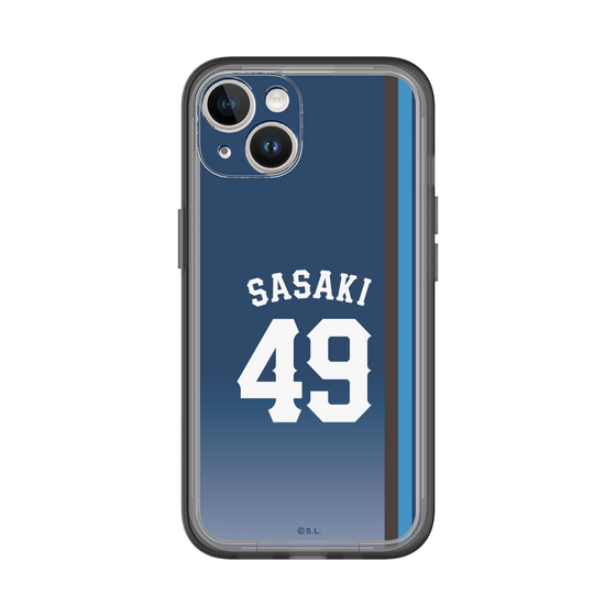 スリムプロテクションプレミアムケース［ 埼玉西武ライオンズ- #49 SASAKI - ビジター ］