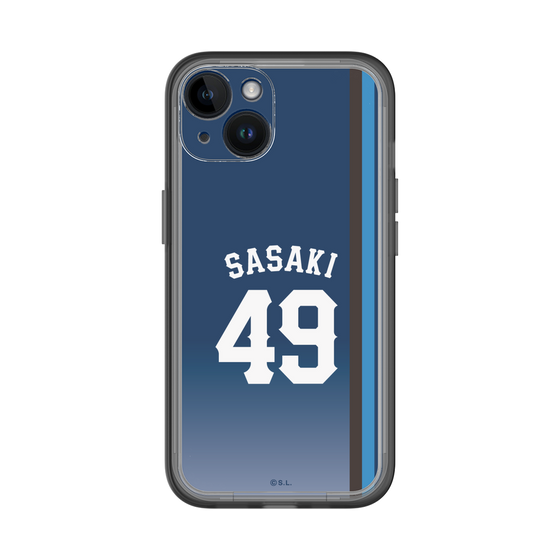 スリムプロテクションプレミアムケース［ 埼玉西武ライオンズ- #49 SASAKI - ビジター ］