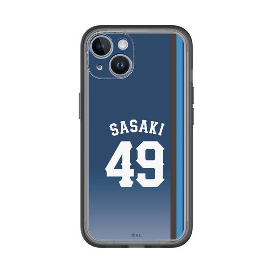 スリムプロテクションプレミアムケース［ 埼玉西武ライオンズ- #49 SASAKI - ビジター ］