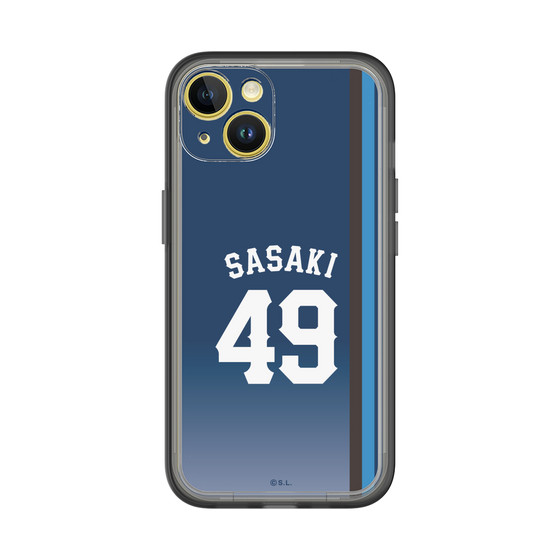 スリムプロテクションプレミアムケース［ 埼玉西武ライオンズ- #49 SASAKI - ビジター ］